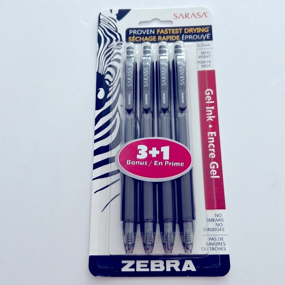 🆕 NEW Black Gel Retractable Pen with No Smears or Smudges, Fast Dry (0.7mm) - Picture 2 of 6